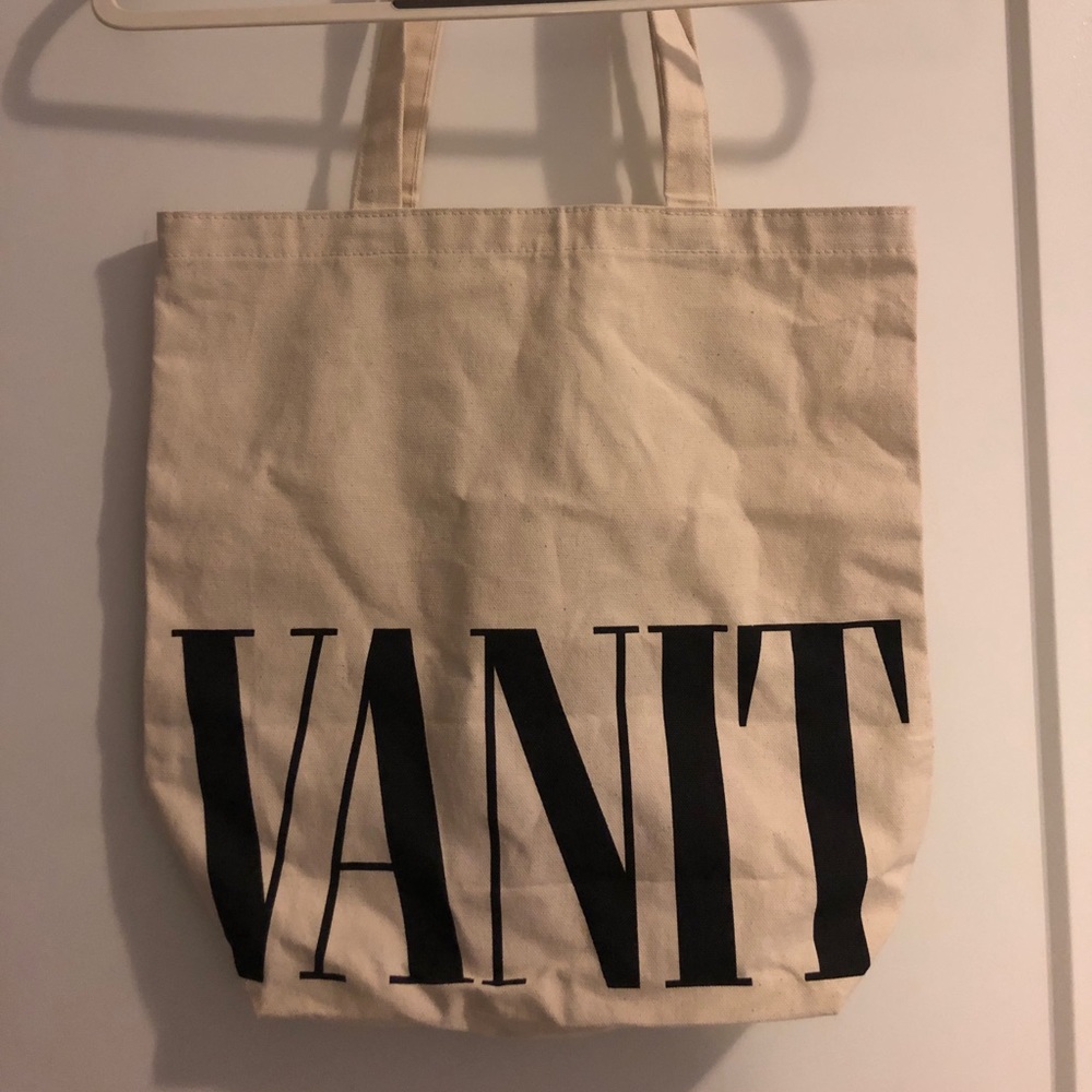 Vanity Fair Magazine Tote Bag Natural Canvas